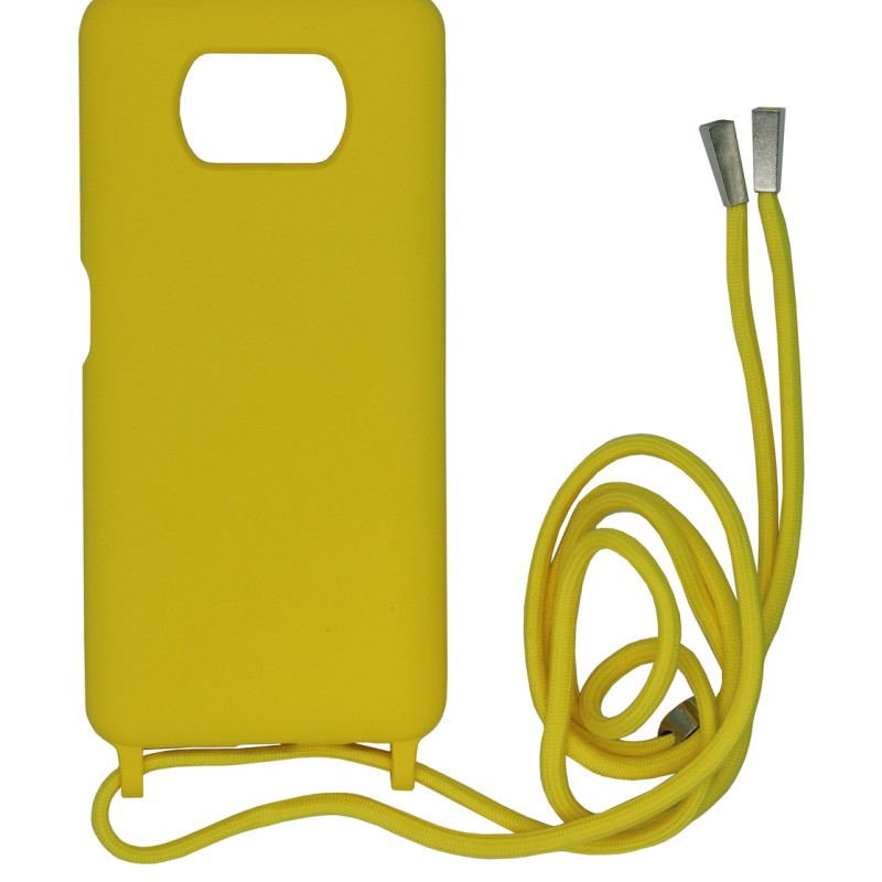 Θήκη Back Cover Σιλικόνης Με Ρυθμιζόμενο Κορδόνι (Xiaomi Poco X3)