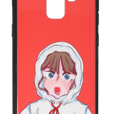 Back Cover Θήκη Με Σχέδιο Κορίτσι (Samsung Galaxy A5 2018 & Samsung Galaxy A8 2018)