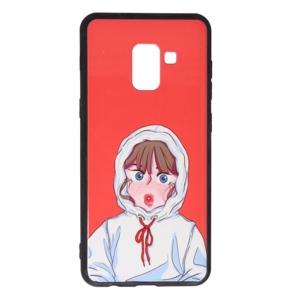 Back Cover Θήκη Με Σχέδιο Κορίτσι (Samsung Galaxy A5 2018 & Samsung Galaxy A8 2018) Είδη Τεχνολογίας