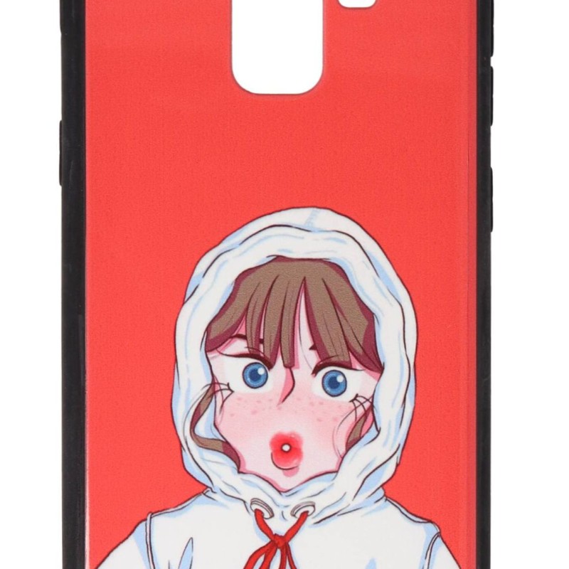 Back Cover Θήκη Με Σχέδιο Κορίτσι (Samsung Galaxy A5 2018 & Samsung Galaxy A8 2018)