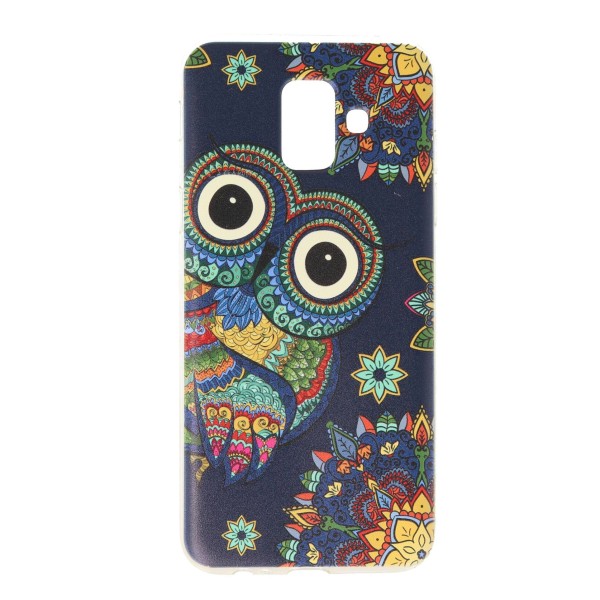 Back Cover Θήκη Σιλικόνης Με Σχέδιο Κουκουβάγια (Samsung Galaxy A6 2018)