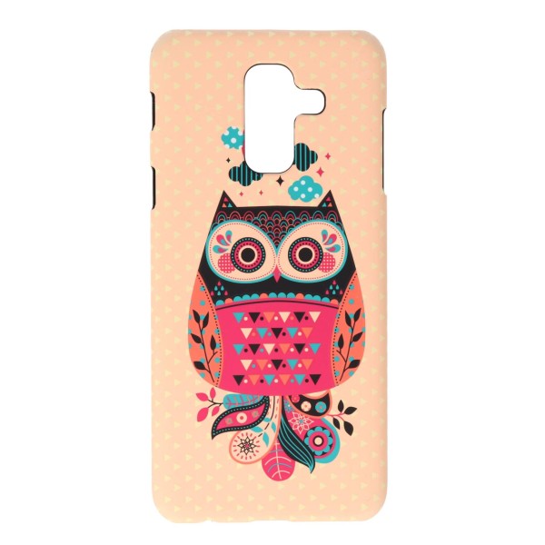 Air Jacket Back Cover Θήκη Πλαστική Με Σχέδιο Κουκουβάγια (Samsung Galaxy A6 Plus 2018 & Samsung Galaxy J8 2018)