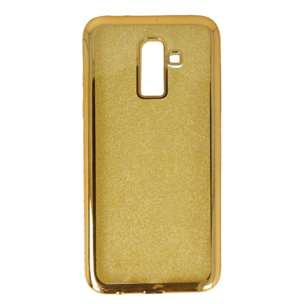 Air Jacket Back Cover Θήκη Σιλικόνης Με Στρασάκια Στις Άκρες Και Πλάτη Γκλίτερ (Samsung Galaxy A6 Plus 2018 & Samsung Galaxy J8 2018)