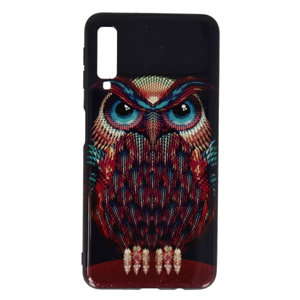 Back Cover Θήκη Με Σχέδιο Κουκουβάγια (Samsung Galaxy A7 2018)