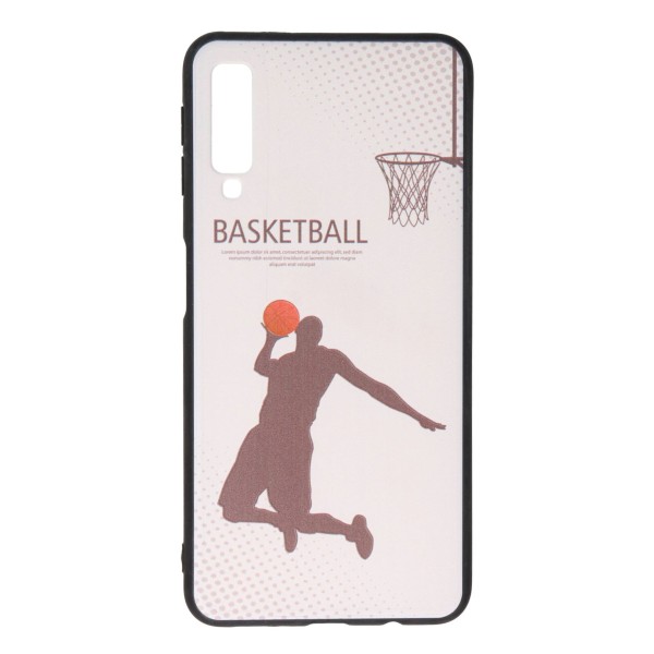 Fashion Case Back Cover Θήκη Με Σχέδιο Μπασκετμπολίστας (Samsung Galaxy A7 2018)