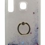 Air Jacket Back Cover Θήκη Σιλικόνης Με Κινούμενη Χρυσόσκονη Και Δαχτυλίδι Στήριξης (Samsung Galaxy A9 2018)