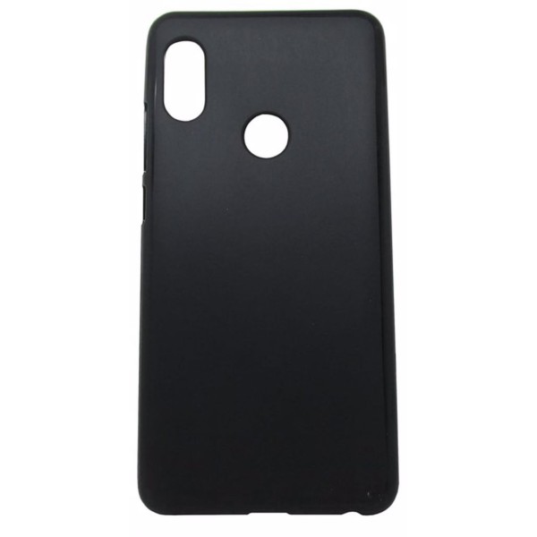 Back Cover Θήκη Σιλικόνης Ματ Μαύρο (Xiaomi Mi A2 & Xiaomi Mi 6x)