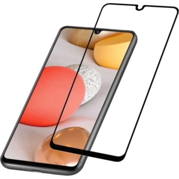 Fullscreen Tempered Glass Μαύρο ( Samsung Galaxy A22 4G)
