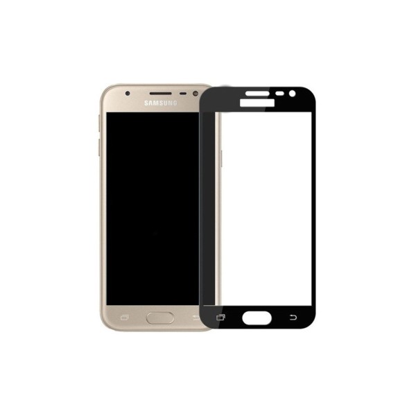 NEX.T Fullscreen Tempered Glass Μαύρο (Samsung Galaxy J3 2015 & Samsung Galaxy J3 2016)