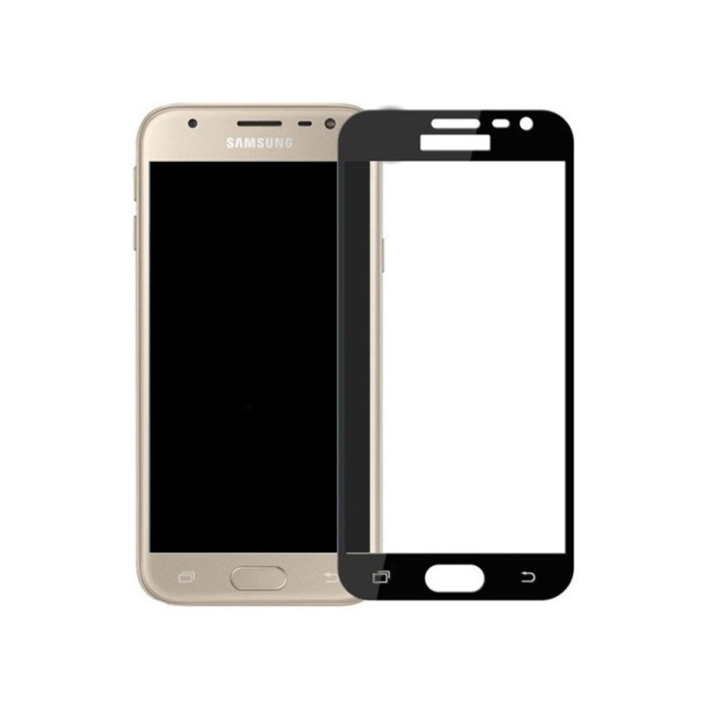 NEX.T Fullscreen Tempered Glass Μαύρο (Samsung Galaxy J3 2015 & Samsung Galaxy J3 2016)