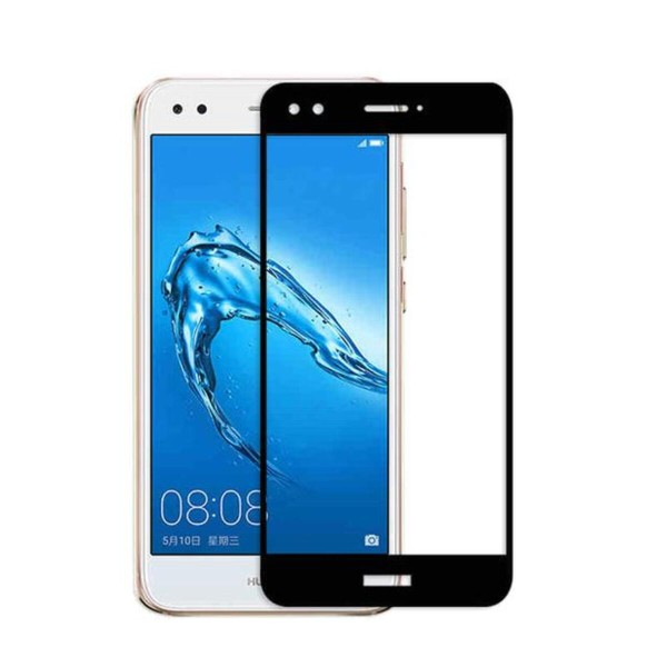 Fullscreen Tempered Glass Μαύρο (Huawei P9 Lite Mini/ Huawei Y6 Pro 2017)
