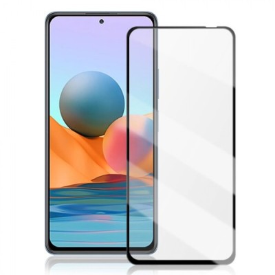 Fullscreen Tempered Glass Μαύρο (Xiaomi Redmi Note 10 & Xiaomi Redmi Note 10s & Xiaomi Redmi Note 11s & Xiaomi Redmi Note 11 4G & Xiaomi Redmi Note 12s & Xiaomi Poco M5s)
