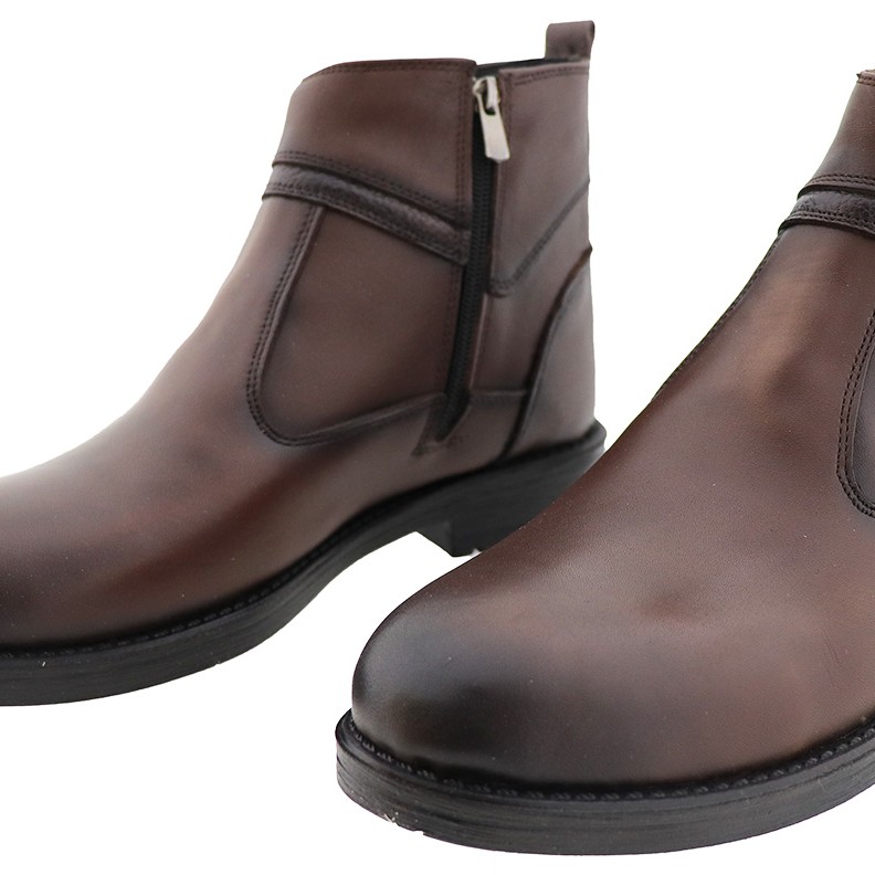 TKN Shoes Ανδρικό Δερμάτινο Casual Μποτάκι με Γούνινη Επένδυση TKN Shoes Ανδρικό Δερμάτινο Casual Μποτάκι με Γούνινη Επένδυση