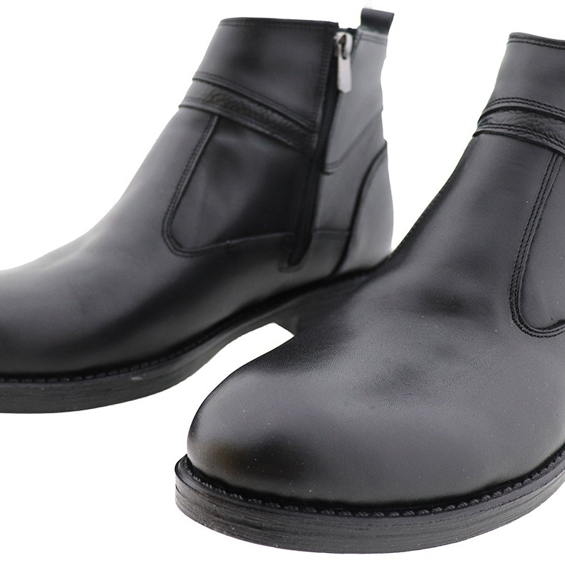 TKN Shoes Ανδρικό Δερμάτινο Casual Μποτάκι με Γούνινη Επένδυση TKN Shoes Ανδρικό Δερμάτινο Casual Μποτάκι με Γούνινη Επένδυση
