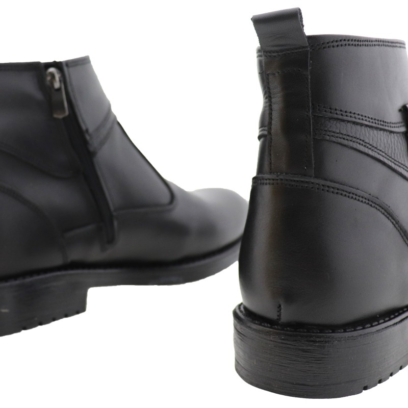 TKN Shoes Ανδρικό Δερμάτινο Casual Μποτάκι με Γούνινη Επένδυση TKN Shoes Ανδρικό Δερμάτινο Casual Μποτάκι με Γούνινη Επένδυση