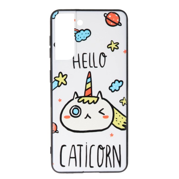 Cookover Back Cover Θήκη Με Σχέδιο Caticorn (Samsung Galaxy S21)