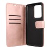 Θήκη Book Wallet Πορτοφόλι Με Μαγνητικό Κούμπωμα Ροζ Χρυσό (Samsung Galaxy S20 Ultra)