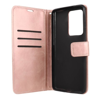 Θήκη Book Wallet Πορτοφόλι Με Μαγνητικό Κούμπωμα Ροζ Χρυσό (Samsung Galaxy S20 Ultra) Θήκη Book Wallet Πορτοφόλι Με Μαγνητικό Κούμπωμα Ροζ Χρυσό (Samsung Galaxy S20 Ultra)