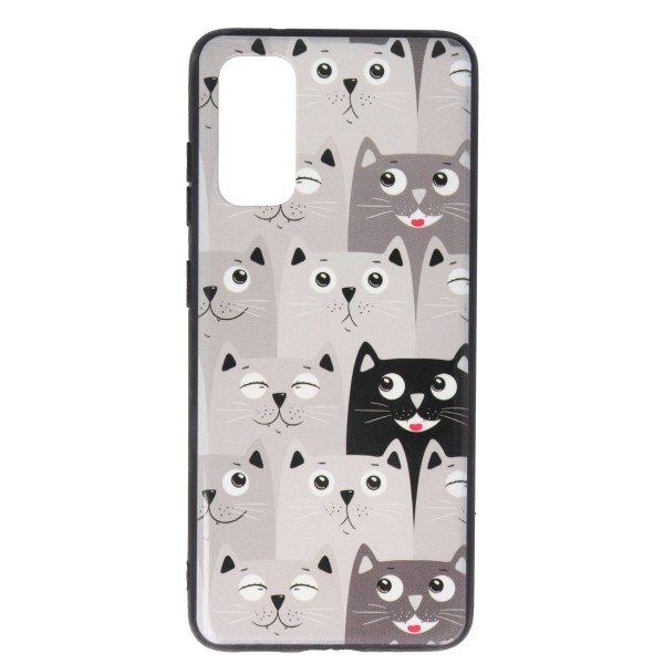 Oba Style Back Cover Θήκη Με Σχέδιο Γάτες (Samsung Galaxy S20)