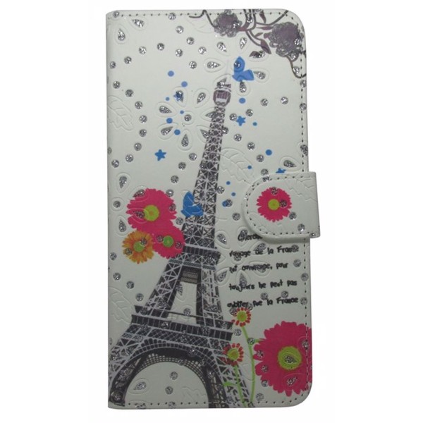 Cookover Θήκη Book Wallet Πορτοφόλι Με Στρασάκια Και Σχέδιο Paris (Samsung Galaxy S10)