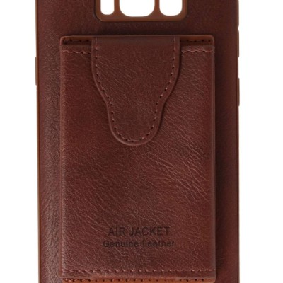 Air Jacket Back Cover Θήκη Δερματίνης Με Χώρο Για Κάρτες (Samsung Galaxy S8 Plus)