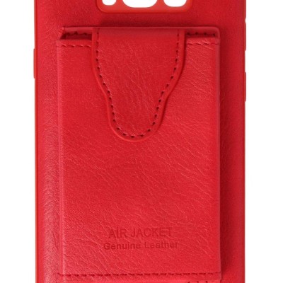 Air Jacket Back Cover Θήκη Δερματίνης Με Χώρο Για Κάρτες (Samsung Galaxy S8 Plus)