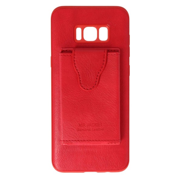 Air Jacket Back Cover Θήκη Δερματίνης Με Χώρο Για Κάρτες (Samsung Galaxy S8 Plus)