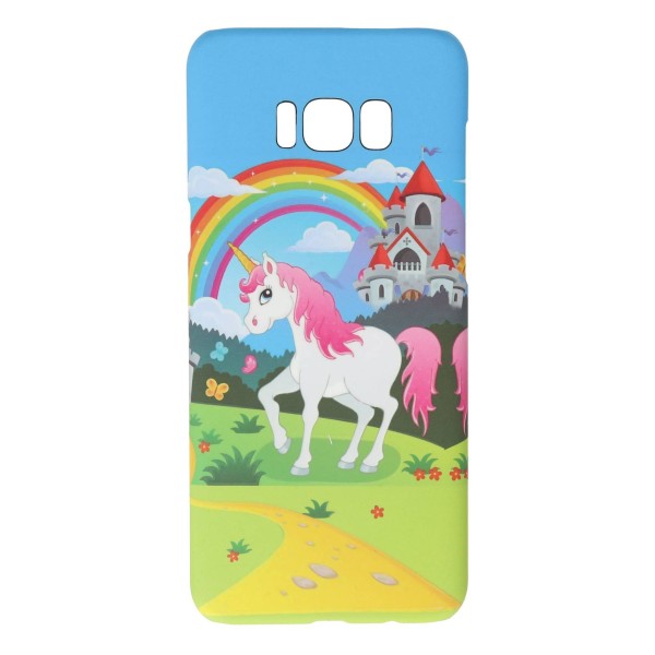 Air Jacket Back Cover Θήκη Πλαστική Με Σχέδιο Μονόκερως (Samsung Galaxy S8 Plus)