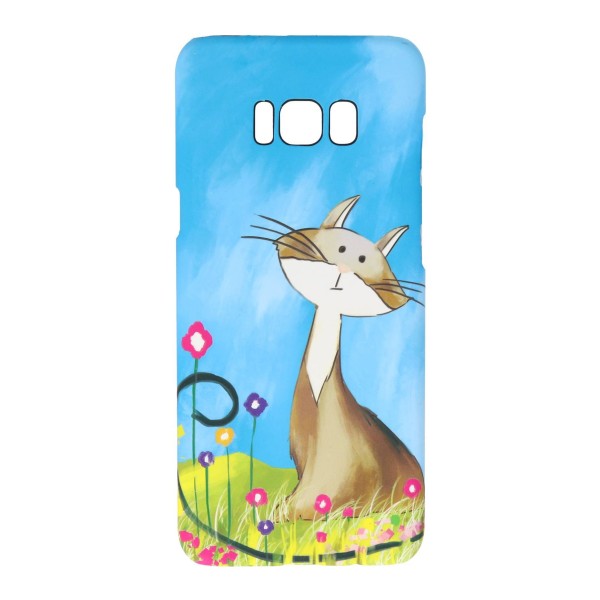 Air Jacket Βack Cover Θήκη Πλαστική Με Σχέδιο Γάτα (Samsung Galaxy S8 Plus)