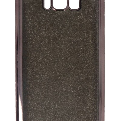 Air Jacket Back Cover Θήκη Σιλικόνης Με Στρασάκια Στις Άκρες Και Πλάτη Γκλίτερ (Samsung Galaxy S8 Plus)