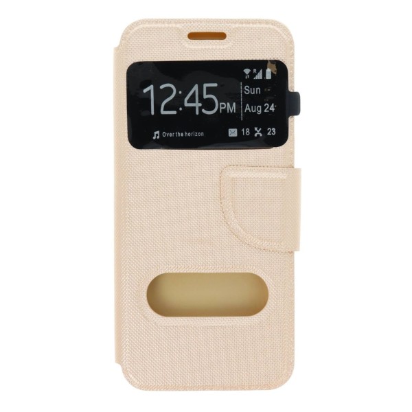 Θήκη Book Με Call Display Και Δυνατότητα Απάντησης Χρυσό (Samsung Galaxy S8)