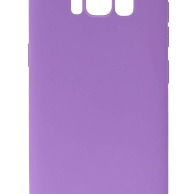 Back Cover Θήκη Σιλικόνης Ματ Μωβ (Samsung Galaxy S8)