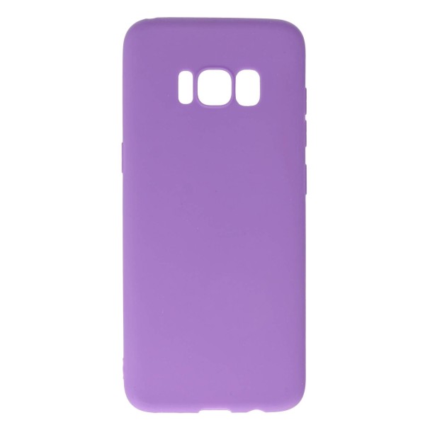 Back Cover Θήκη Σιλικόνης Ματ Μωβ (Samsung Galaxy S8)