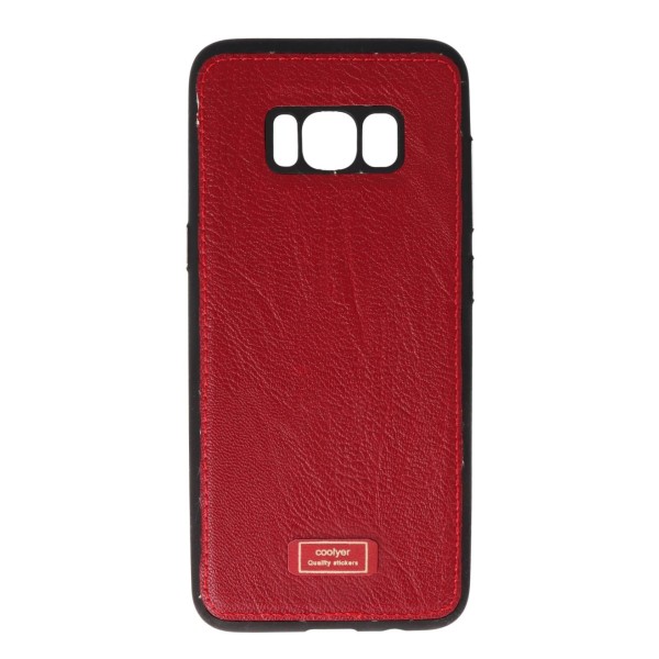 Coolyer Back Cover Θήκη Σιλικόνης Δερματίνη (Samsung Galaxy S8)
