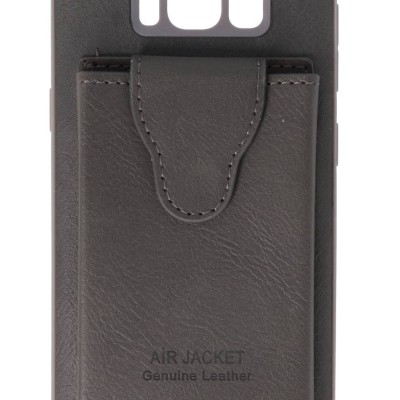 Air Jacket Back Cover Θήκη Δερματίνης Με Χώρο Για Κάρτες (Samsung Galaxy S8)