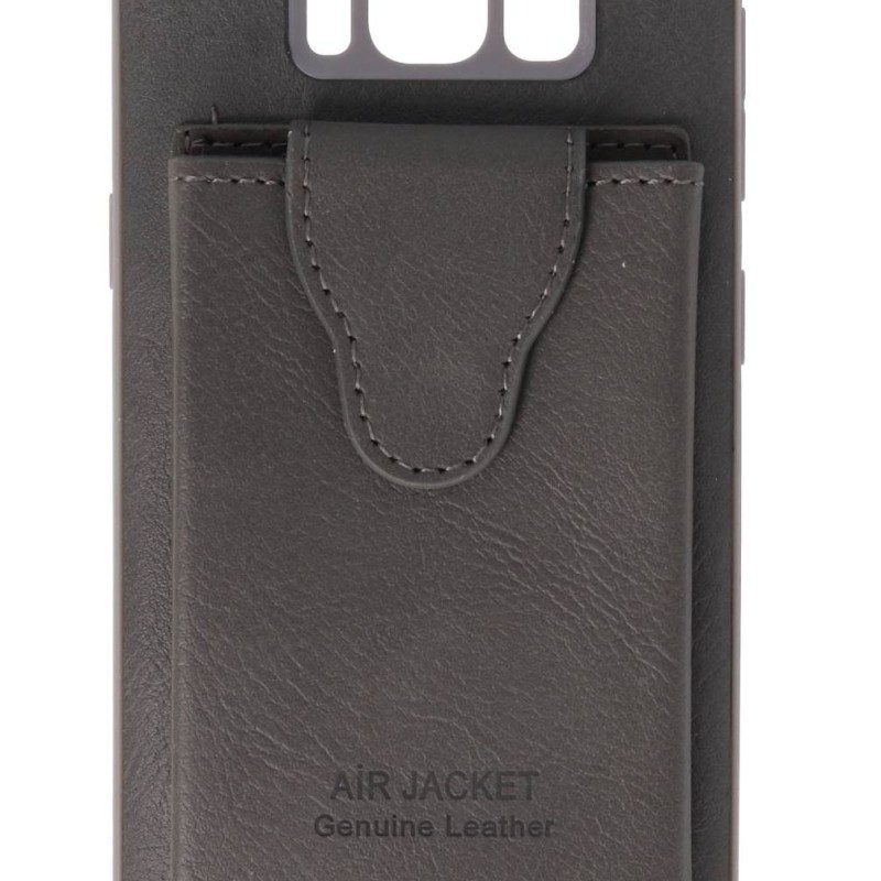 Air Jacket Back Cover Θήκη Δερματίνης Με Χώρο Για Κάρτες (Samsung Galaxy S8)