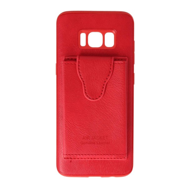 Air Jacket Back Cover Θήκη Δερματίνης Με Χώρο Για Κάρτες (Samsung Galaxy S8)
