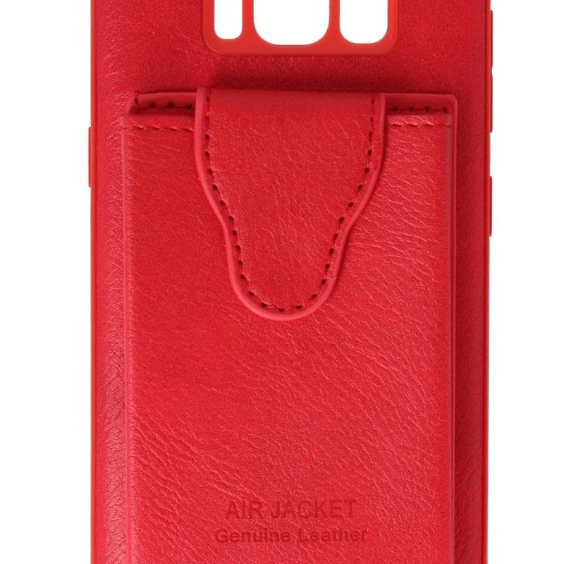 Air Jacket Back Cover Θήκη Δερματίνης Με Χώρο Για Κάρτες (Samsung Galaxy S8)