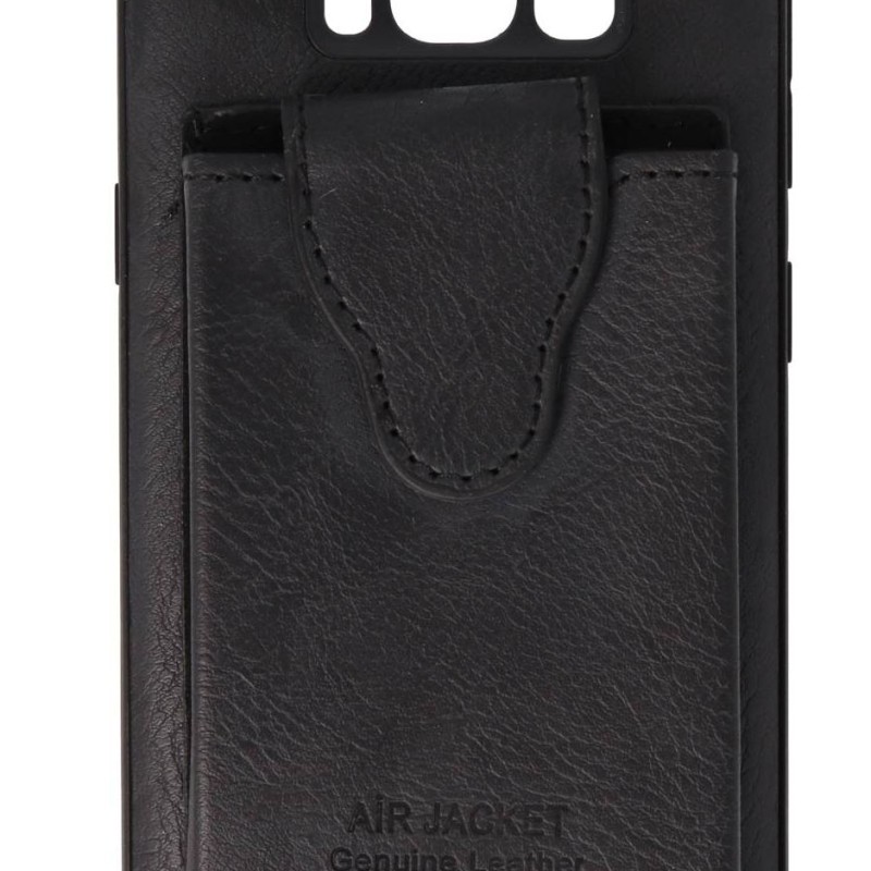 Air Jacket Back Cover Θήκη Δερματίνης Με Χώρο Για Κάρτες (Samsung Galaxy S8)