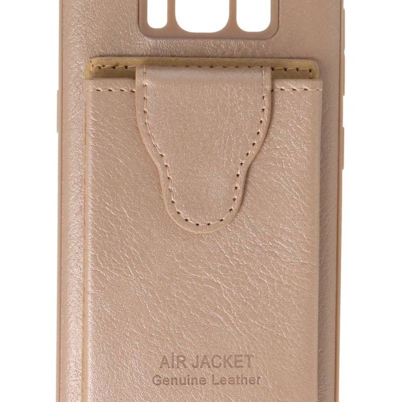 Air Jacket Back Cover Θήκη Δερματίνης Με Χώρο Για Κάρτες (Samsung Galaxy S8)