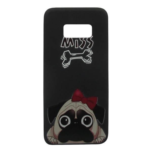Coolyer Back Cover Θήκη Σιλικόνης Με Σχέδιο Σκύλος (Samsung Galaxy S8)