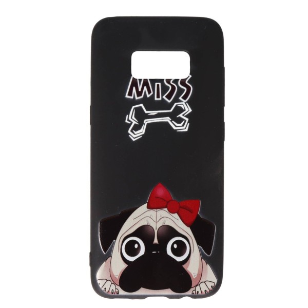 Coolyer Back Cover Θήκη Σιλικόνης Με Σχέδιο Σκύλος (Samsung Galaxy S8)