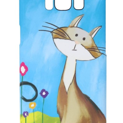 Air Jacket Back Cover Θήκη Πλαστική Με Σχέδιο Γάτα (Samsung Galaxy S8)