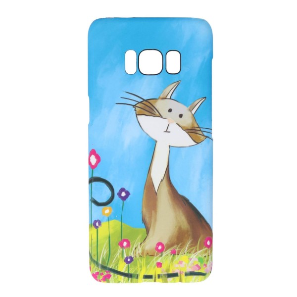 Air Jacket Back Cover Θήκη Πλαστική Με Σχέδιο Γάτα (Samsung Galaxy S8)