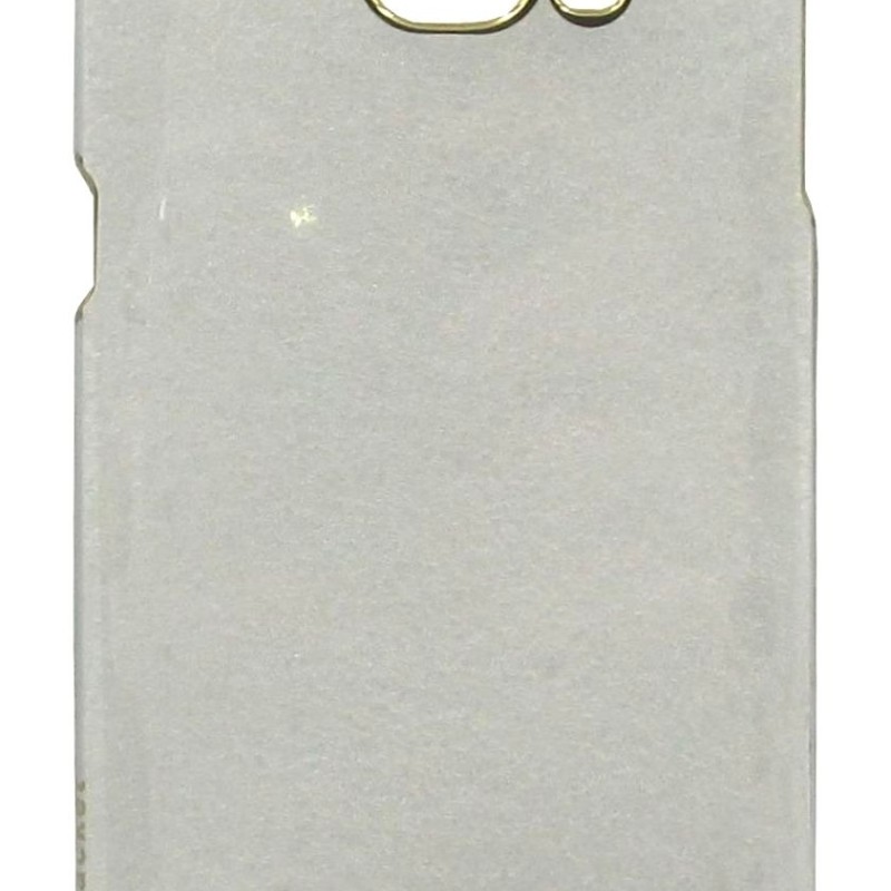 Back Cover Θήκη Με Διάφανη Όψη Και Χρώμα Στις Άκρες Χρυσό (Samsung Galaxy S7 Edge)
