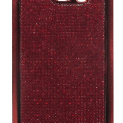 Back Cover Θήκη Σιλικόνης Με Στρασάκια Κόκκινο (Samsung Galaxy S7 Edge)