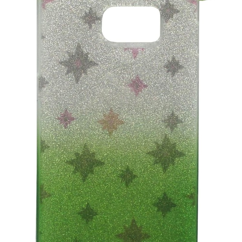 Back Cover Θήκη Σιλικόνης Με Πλάτη Και Αυτάκια Γκλίτερ (Samsung Galaxy S7 Edge)