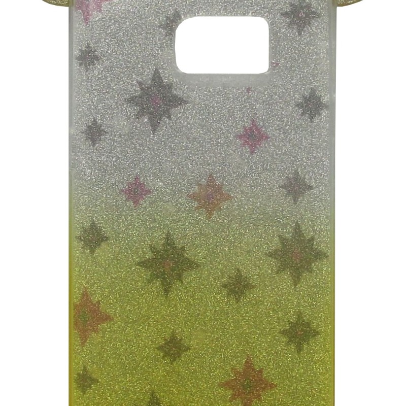 Back Cover Θήκη Σιλικόνης Με Πλάτη Και Αυτάκια Γκλίτερ (Samsung Galaxy S7 Edge)