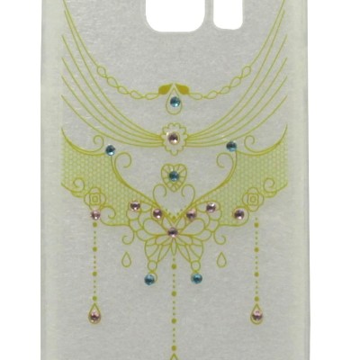 Air Jacket Back Cover Θήκη Με Στρασάκια Και Σχέδιο Πεταλούδα (Samsung Galaxy S7)