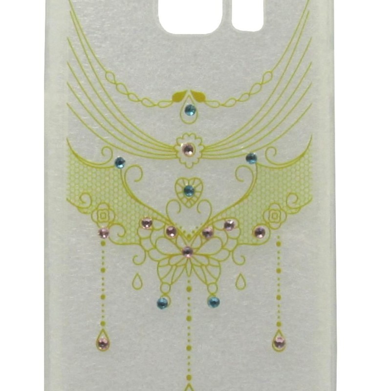 Air Jacket Back Cover Θήκη Με Στρασάκια Και Σχέδιο Πεταλούδα (Samsung Galaxy S7)